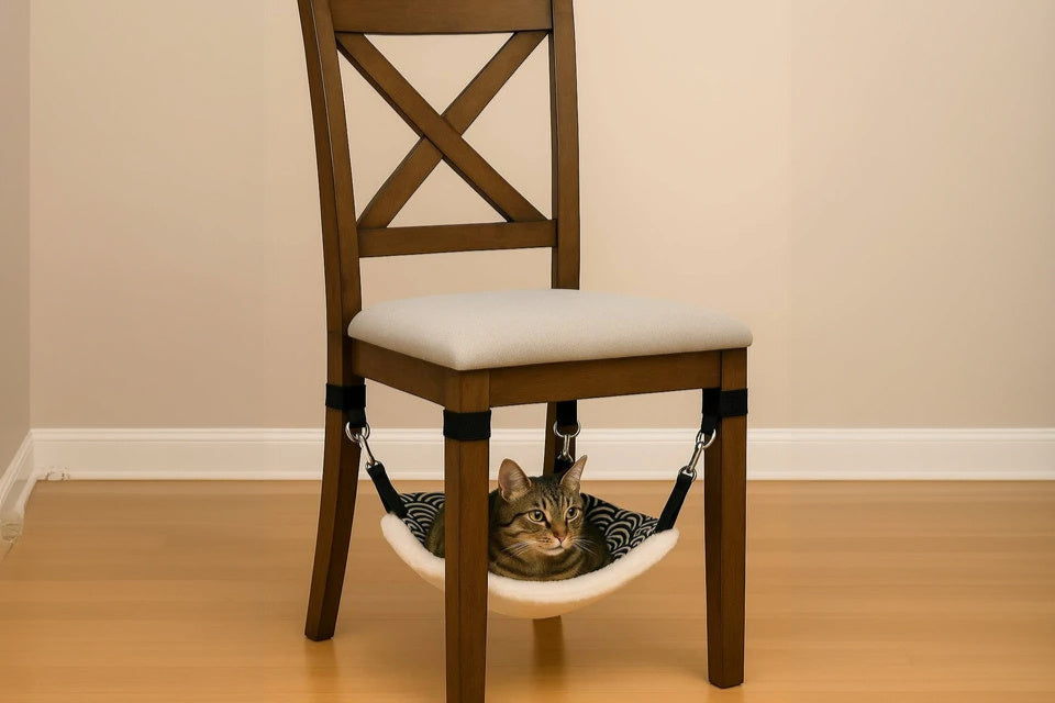 Hideaway Hammock – Cat Hammock & Under Chair Bed